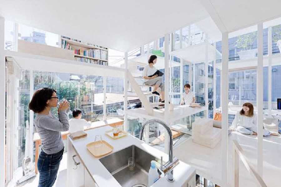 Idei trăsnite de locuit în Japonia! Casa transparentă