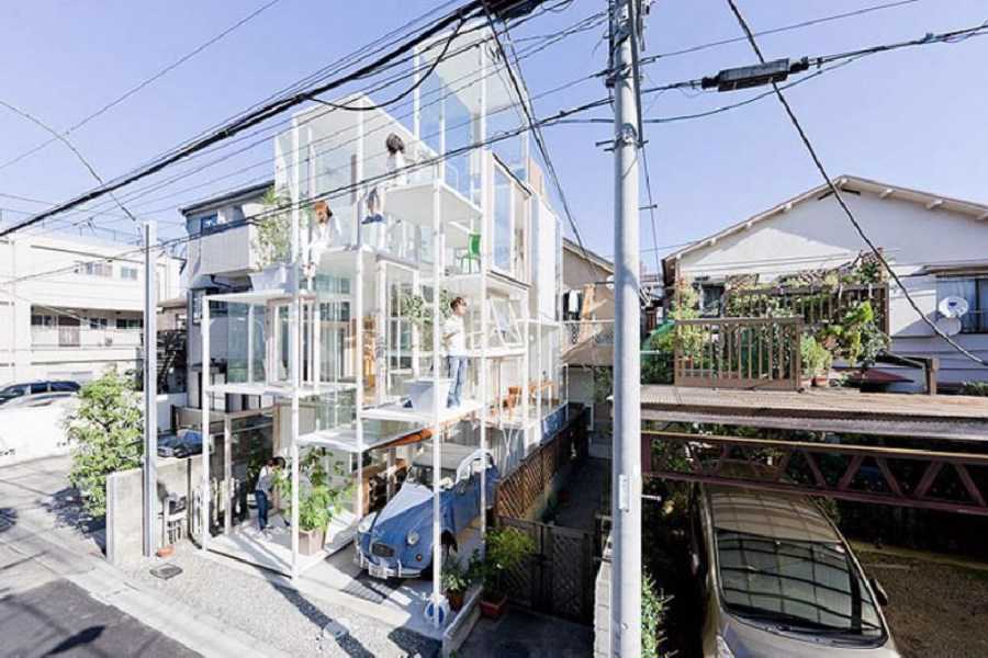 Idei trăsnite de locuit în Japonia! Casa transparentă