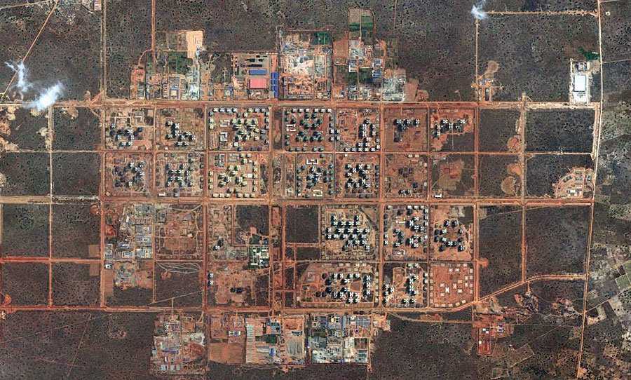 Un imens oraş-fantomă construit de chinezi în Africa